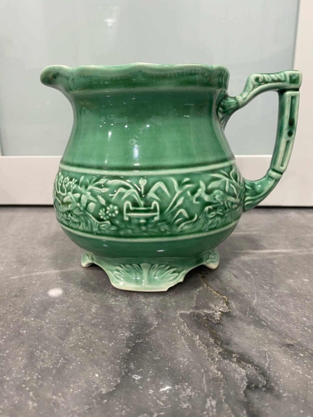 Vintage McCoy Ceramic Pitcher Vase - Decorative Home Art. Very Beautiful
